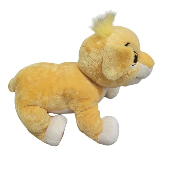 Disney Store Lion King Simba 14 inch Plush Cub Stuffed Animal Toy Fuzzy Hair - Picture 3 of 8